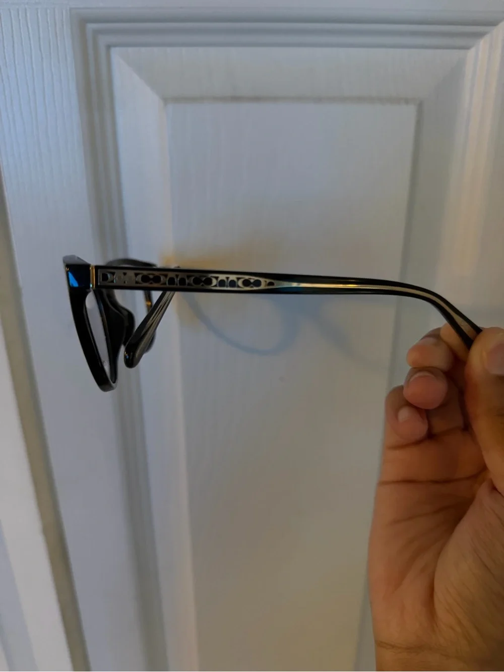 Coach Black Cat-Eye Women's Eyeglasses